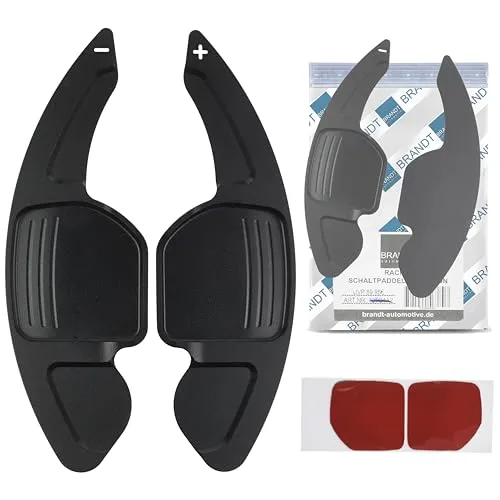 Schaltwippen Verlängerung Aluminium Schwarz – passend für Audi und SEAT - Hochwertige Aluminiumverlängerung für Schaltwippen, kompatibel mit zahlreichen Audi- und SEAT-Modellen. Optimale Handhabung und einfacher Einbau dank Plug&Play-System.