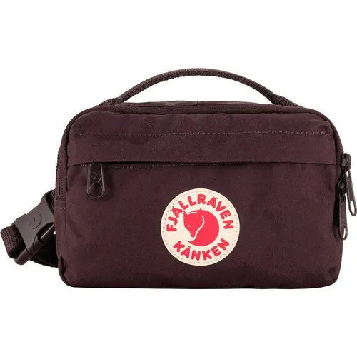 Fjällräven Kånken Hip Pack blackberry (424) - Hüfttasche aus robustem Material des legendären Kånken Rucksacks, ideal für Stadtbummel oder Reisen, mit durchdachter Innenaufteilung und verstellbarem Hüftgurt für optimalen Tragekomfort.