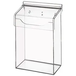 Wetterfeste Prospektbox DIN A4 maxi aus Acrylglas - Werbeartikel für den Innen- und Außenbereich, ideal zum sicheren Präsentieren von Flyern und Prospekten.