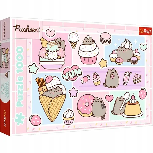 Trefl Puzzle Pusheen 1000 el. Słodki Pusheen Trefl 5900511109382