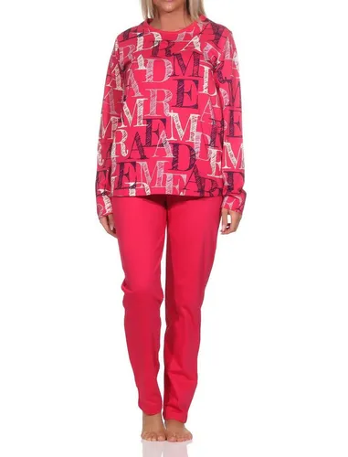 Normann Pyjama Normann Damen langarm Schlafanzug Pyjama - auch in Übergrössen