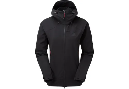 MOUNTAIN EQUIPMENT Damen Funktionsjacke FRONTIER HOODED JACKET - Die Frontier Hooded Jacket von MOUNTAIN EQUIPMENT überzeugt durch ihre elastische, atmungsaktive Softshell-Qualität und idealen Sitz für Berg-, Ski- und Klettertouren. Perfekt für aktive Damen! Kategorie: Mäntel & Jacken.