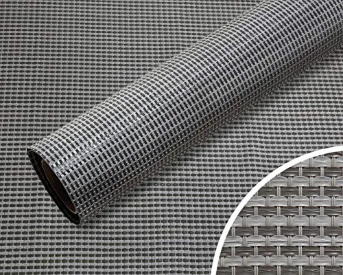 Brunner kinetischer Wandteppich, Grau, 500 x 250 cm