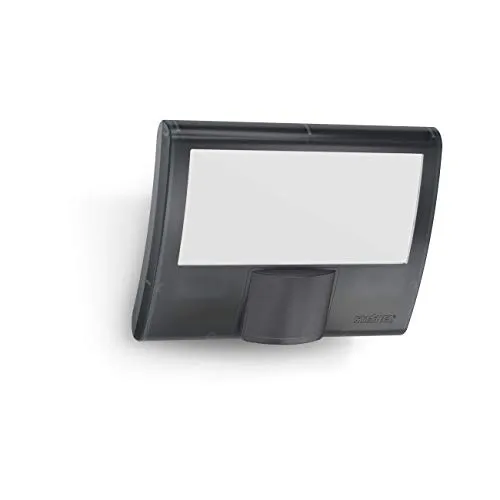 Steinel LED-Strahler XLED Curved S anthrazit - LED Wandleuchte mit 9,3 W, 862 lm Helligkeit und 160° Infrarot-Bewegungsmelder, ideal für Sicherheit und stimmungsvolle Außenbeleuchtung.
