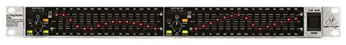 Behringer ULTRAGRAPH PRO FBQ1502HD Hochauflösender 15-Band-Stereo-Grafik-Equalizer mit FBQ-Feedback-Erkennungssystem