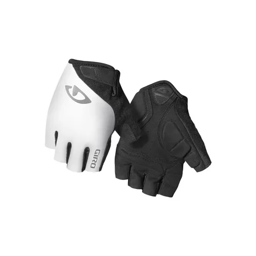 Giro Jag'ette white M Radhandschuhe - Hochwertige Radhandschuhe für Herren & Unisex mit EVA-Polsterung für optimalen Komfort beim Radfahren. Ideal für lange Strecken und verschiedene Wetterbedingungen.