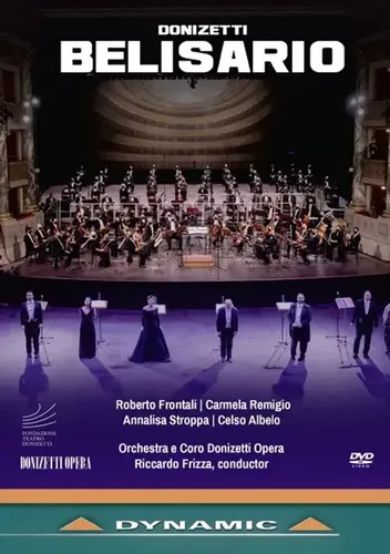 Donizetti: Belisario (DVD) - Musik-DVD von Donizetti, Regie von Matteo Ricchetti, mit einer Spieldauer von 2 Stunden 11 Minuten – perfekt für Opernliebhaber!