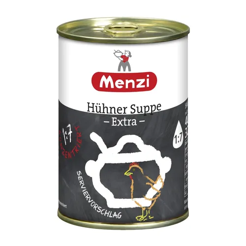 Menzi Hühner Suppe extra konzentriert kräftig im Geschmack 400ml