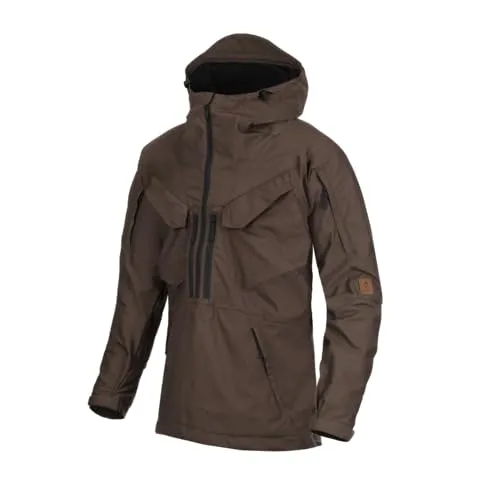 Helikon-Tex PILGRIM Anorak Jacke Earth Brown/Black, Erdbraun/Schwarz, M
