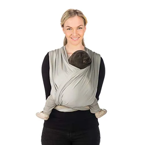 BABYLONIA Baby Carriers | Tragetuch Baby | Babytrage Neugeborene ab Geburt | Baby Carrier | 100% Bio-Baumwolle | Modell BB SLEN | 490 cm | Colibri