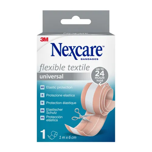 Nexcare® Flexible Textile Universal Pflaster 6 cm x 1 m, beige N041BNEW