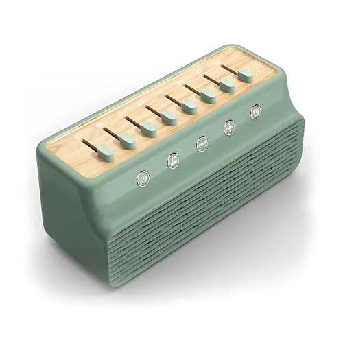Kingbar White Noise Machine – Entspannung & Schlafhilfe - Klangtherapie mit 8 natürlichen Schlafgeräuschen und Bluetooth-Funktion. Ideal zur Stressreduzierung und für erholsamen Schlaf dank individueller Soundscapes.