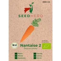 Seedhero BIO Möhre Nantaise 2 Samen in orange von Seedhero