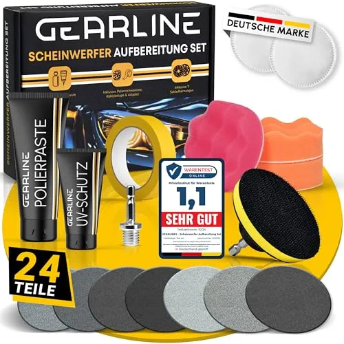 GEARLINE® Scheinwerfer Aufbereitung Set [24 Teile]