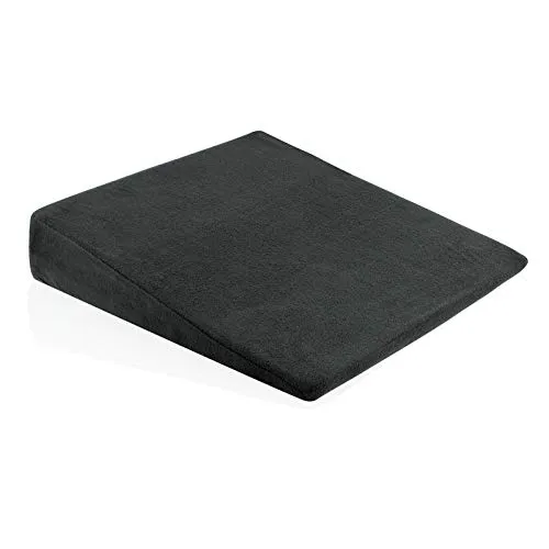 APT Sitzkeilkissen 37x37x8cm entlastet die Wirbelsäule Bezug aus Fleece abnehmbar Keilkissen
