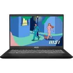 MSI Modern 15 Laptop 15,6 Zoll FullHD Ryzen 5 6-Kern 4,5GHz 16GB RAM 4TB SSD Radeon Grafik Win 11 Pro - Schwarz