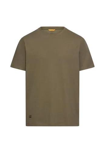 camel active Quick Dry T-Shirt Kurzarm Rundhals grün M (48) - Hochwertiges T-Shirt aus 71% Baumwolle mit schnelltrocknender Funktion. Ideal für Freizeitaktivitäten und angenehm zu tragen.