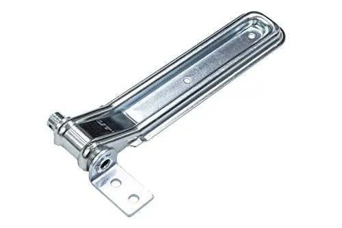 UNITRAILER Bordwandscharnier Set mit Halter für PKW Anhänger Zubehör - Spannverschluss Anhänger Bordwandverschluss 274mm Verzinkter Stahl für Anhänger Scharniere