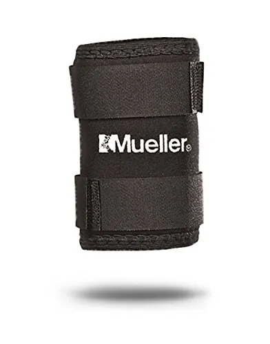 Mueller Sports Medicine Wrist Sleeve – Handbandage für Erwachsene, schwarz, S - Bandagen für Handgelenk: Optimal einstellbar mit Klettverschlüssen, bietet Stabilisierung und Unterstützung durch leichte Kompression, ideal zur Verletzungsprävention.