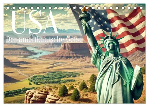 Marco Warstat | USA - Der amerikanische Geist (Tischkalender 2026 DIN A5...