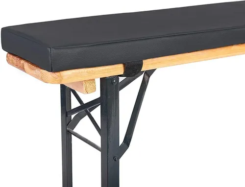 TexDeko Bierbankauflage XL 180CM mit Polsterung von TexDeko