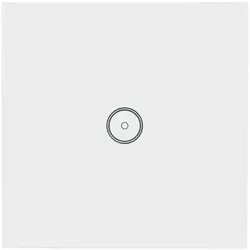Unitec WIFI Touch Schalter weiß Glasoptik steuerbar per Tuya-App - Weiß