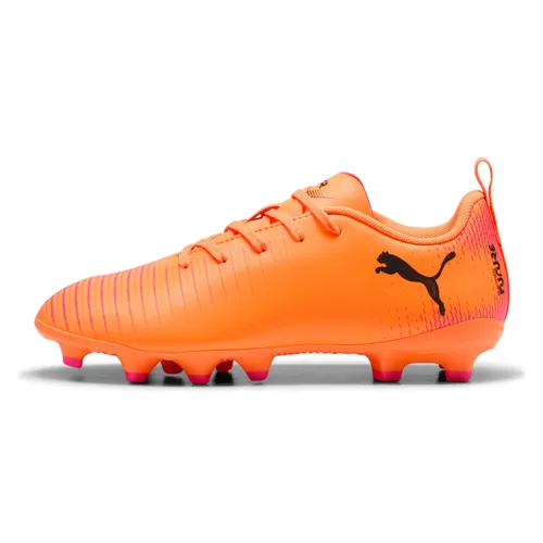 Puma Future 8 Play FG/AG Fußballschuhe für Kinder - Fußballschuhe mit innovativem Stollendesign für maximale Beweglichkeit und GripControl Technologie für optimale Ballkontrolle. Ideal für schnelle Drehungen auf Rasen und Kunstrasen.
