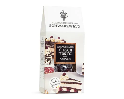 Eduard Edel Süßigkeit, Edel Bonbons mit Schwarzwälder Kirsch Geschmack in einer Giebelbox 80g