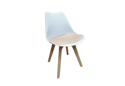 HTI-Living Esszimmerstuhl Atlanta Velvet in weiß von HTI-Line