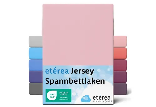 etérea Himmlische Qualität Spannbettlaken etérea Comfort Jersey Spannbettlaken, Jersey, Gummizug: rundum, (1 Stück)
