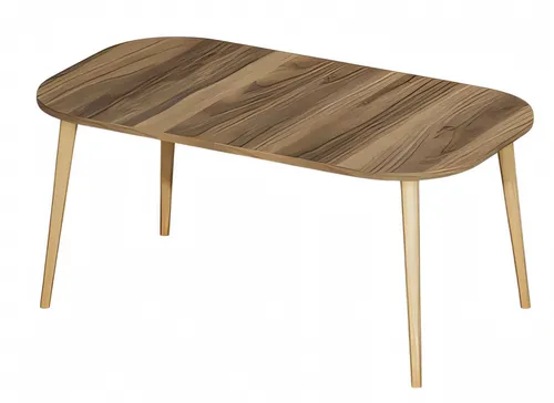 Moderner Couchtisch aus Holz in Braun - Eleganter Couchtisch für den Innenbereich, Maße: 109 x 59 x 47 cm. Pflegeleicht und in modernem Design, ideal für Ihr Wohnzimmer. Mit 2 Jahren Herstellergarantie.