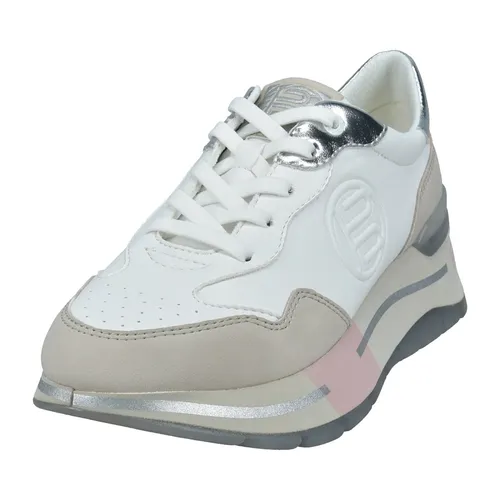Bagatt Sneaker Callisti Weiss Damen, Größe 41 - Stilvoll und Bequem - Sneaker für Damen, kombinierbar mit Freizeit- und Sportkleidung. Mit geprägtem Logo und cooler Außensohle bieten sie Komfort und Halt für jeden Anlass.