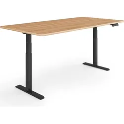 ESMART EZX-132BM Steh-Sitz-Schreibtisch - Ergonomischer 160x80cm Schreibtisch mit stufenloser elektrischer Höhenverstellung von 60,5-125,5 cm, 3x Memory und Aktivitätserinnerung für mehr Gesundheit am Arbeitsplatz.