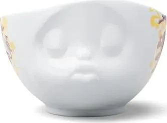 FIFTYEIGHT PRODUCTS Schale, Special Edition „Küssend“ - Müslischale aus Porzellan mit 500 ml Fassungsvermögen, spülmaschinenfest und mikrowellengeeignet – perfekt für stilvolles Frühstück in feurigem Rot.