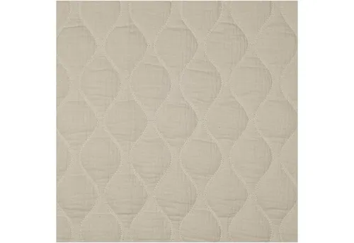 maDDma Stoff Steppstoff Quilt Double Gauze Stepper ab 0,5m wattiert beidseitig, creme