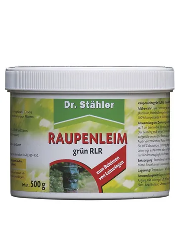 RAUPENLEIM Dr. Stähler - grün RLR , zum Beleimen von Leimringen - 500 g