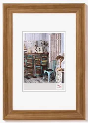 Grado Holzrahmen 40x60 cm Eiche - Moderner Bilderrahmen in Eiche, ideal für Fotos im Format 30x45 cm. Robuste Holzqualität und elegantes Design für jeden Raum.
