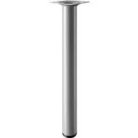 Hettich Tischbein Ø 30 mm x 300 mm Aluminium-Optik