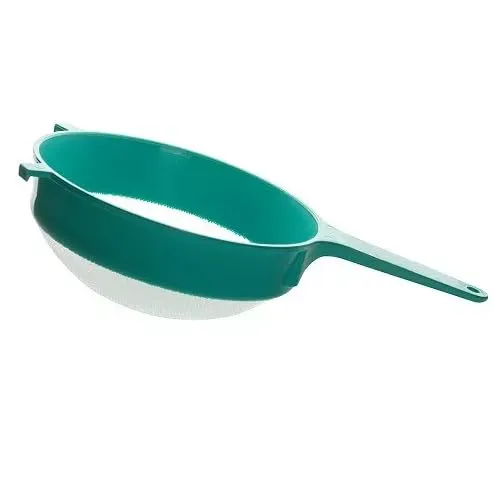 Hugbert Sieb 250mm - Passiersieb Küchensieb – Mehlsieb, Reissieb aus Robust Kunststoff – für Küche, Wein - Perfekt zum Filtern, Sieben, Waschen von Obst - Lebensmittelecht