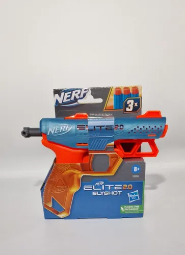 Nerf Hasbro Revolver Elite 2.0 Slyshot - Spielzeug-Schaumstoff-Blaster mit präziser Reichweite und schnellem Nachlademechanismus für spannende Action und Abenteuer.