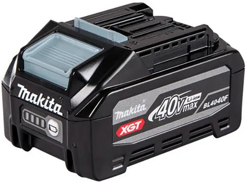 Makita BL4040F XGT Werkzeug-Akku 4.0Ah 40V - Elektrowerkzeug-Akku mit Ladezustandsanzeige, leistungsstark und ideal für professionelle Anwendungen.
