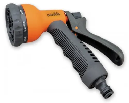 Bradas GL7202P Gartenbrause 8 Funktionen, schwarz, 10 x 10 x 5 cm