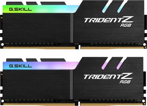 G.SKILL Trident Z RGB 16 GB DDR4-4000 Dual-Kit - Arbeitsspeicher mit 16 GB (2x 8 GB), beeindruckender RGB-Beleuchtung und INTEL XMP Unterstützung für optimale Leistung und Anpassung.