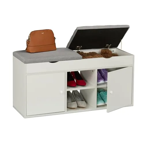 Schuhbank Schuhregal Sitzbank für Flur