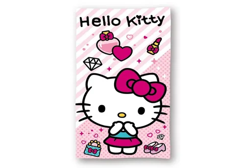 Hello Kitty Strandtücher Hello Kitty Strandtuch Kinder Badetuch 70x140 cm Rosa