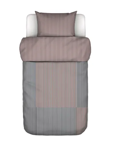 Marc O'Polo Home Bettwäsche Ellan, 2-teilig, Satin mit Streifen - Wendebettwäsche im modernen Streifenlook für ein frisches Schlafambiente. Hergestellt aus feinem Satin, bietet sie einen hohen Komfort und ist atmungsaktiv. Ideal für erholsame Nächte.