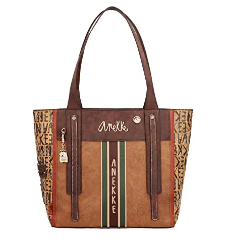Anekke Damen Shopper mit Reißverschluss | Zubehör und Accessoires | Handtasche, bunt, 32/32/12 cm