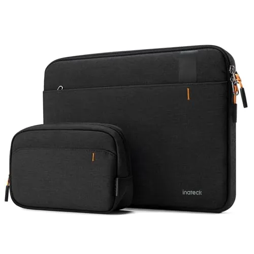 Inateck 360° Schutz Laptoptasche, Kompatibel mit 15,3 MacBook Air M5/A3448, M4/3241 M3/A3114 M2/A2941 2026-2023, 14.4 Surface Laptop Studio
