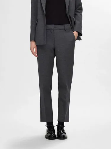 SELECTED FEMME Bügelfaltenhose SLFRita-Ria - Anzughose aus Recyclingmaterial, 7/8-lang mit eleganten Falten für einen modernen Look, ideal für Business und Freizeit.