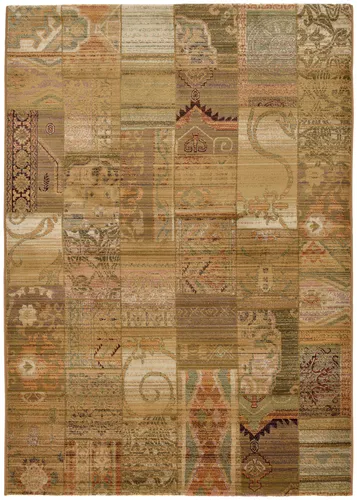 THEKO Läufer Gabiro 5504 - Rechteckiger Teppichläufer in Beige (68 cm x 235 cm) mit Melange-Effekt, pflegeleicht und strapazierfähig, ideal für Flur und Schlafzimmer.